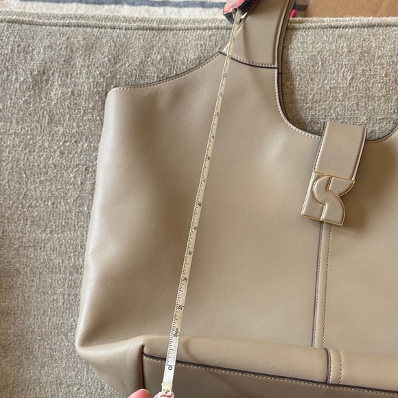Kate Spade Taupe Leather Shoulder Bag - Picture 7 of 10